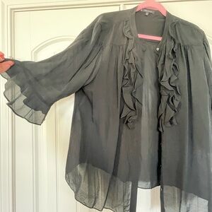 Anne Klein Black Blouse 20W